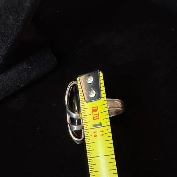 SLANE Silver Women's Geometric Ring - Picture 8 of 9